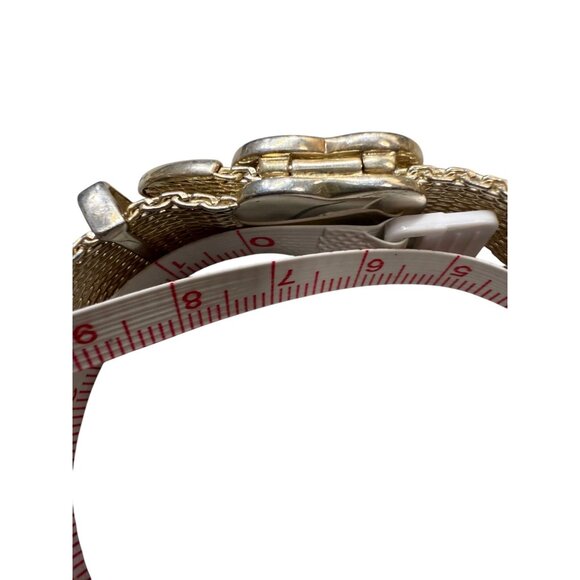 Tiffany & Co Somerset Buckle Bracelate Sterling Silver Heart Mesh 7" Wrist - Picture 5 of 10